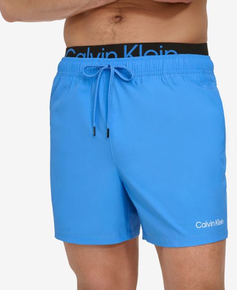 Плавки Euro для мужчин, с логотипом — Calvin Klein, цвет: Синий