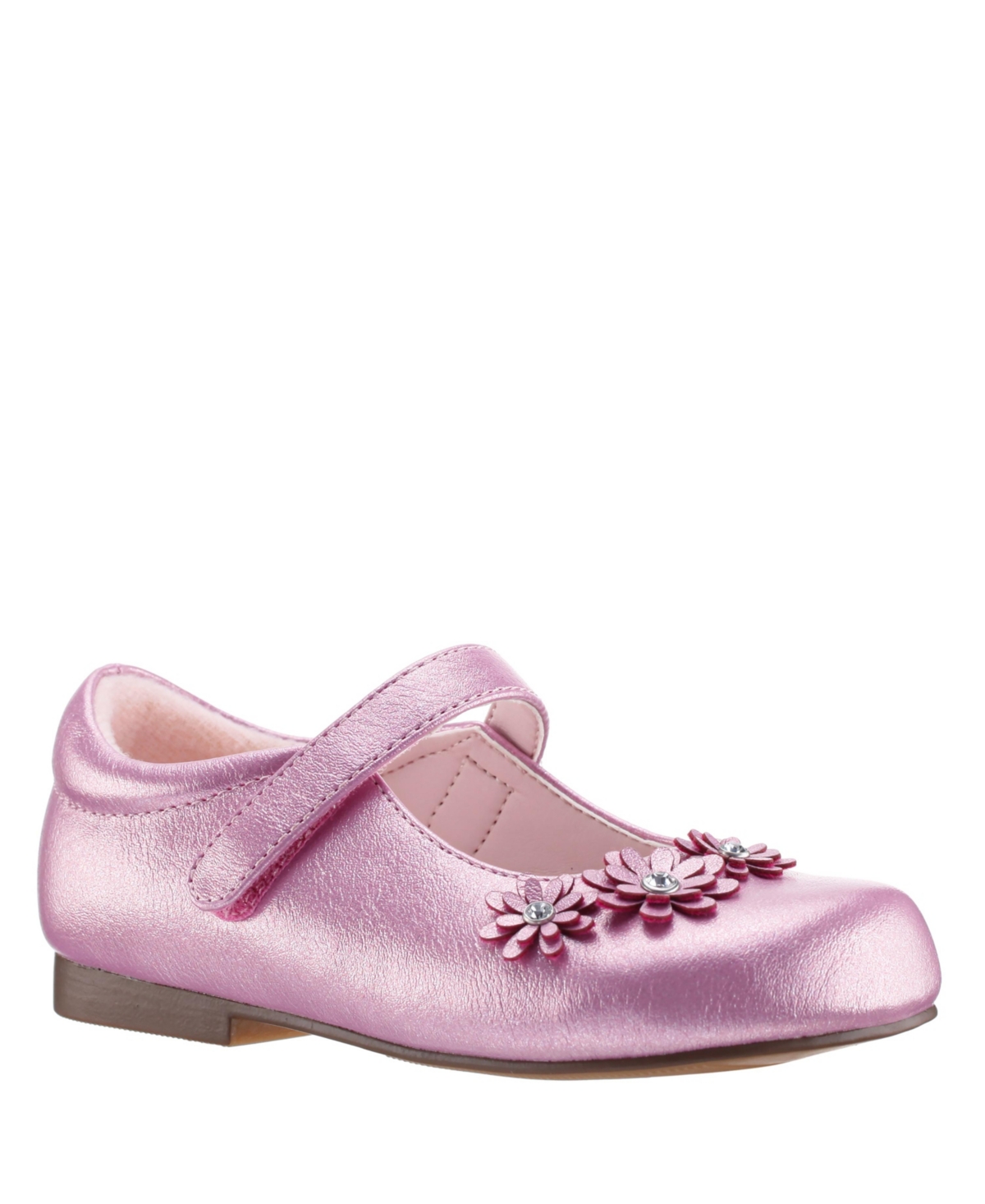 Shop Nina Toddler And Little Girls Dress Mary Jane Strap Closure Shoes In Light Pink