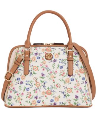Giani Bernini - Saffiano Pastel Floral Medium Dome Satchel
