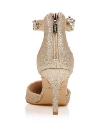 Women's Raleigh Rhinestone Ankle Strap Evening Pumps