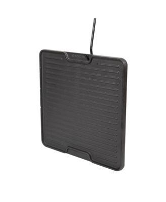 Pre-Seasoned Cast Iron Griddle with Lid Lifting Hole  - 15" surface