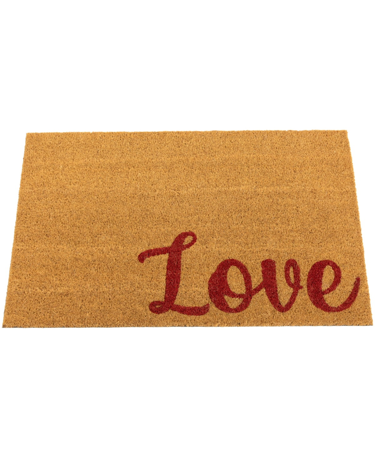 Northlight Natural Coir "Love" Outdoor Doormat 18" x 30"