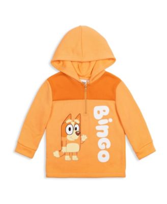 Bingo Fleece Half Zip Hoodie Toddler| Child Boys