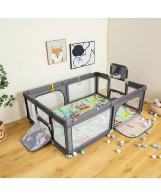 Large Baby Playpen with Mat and Ocean Balls