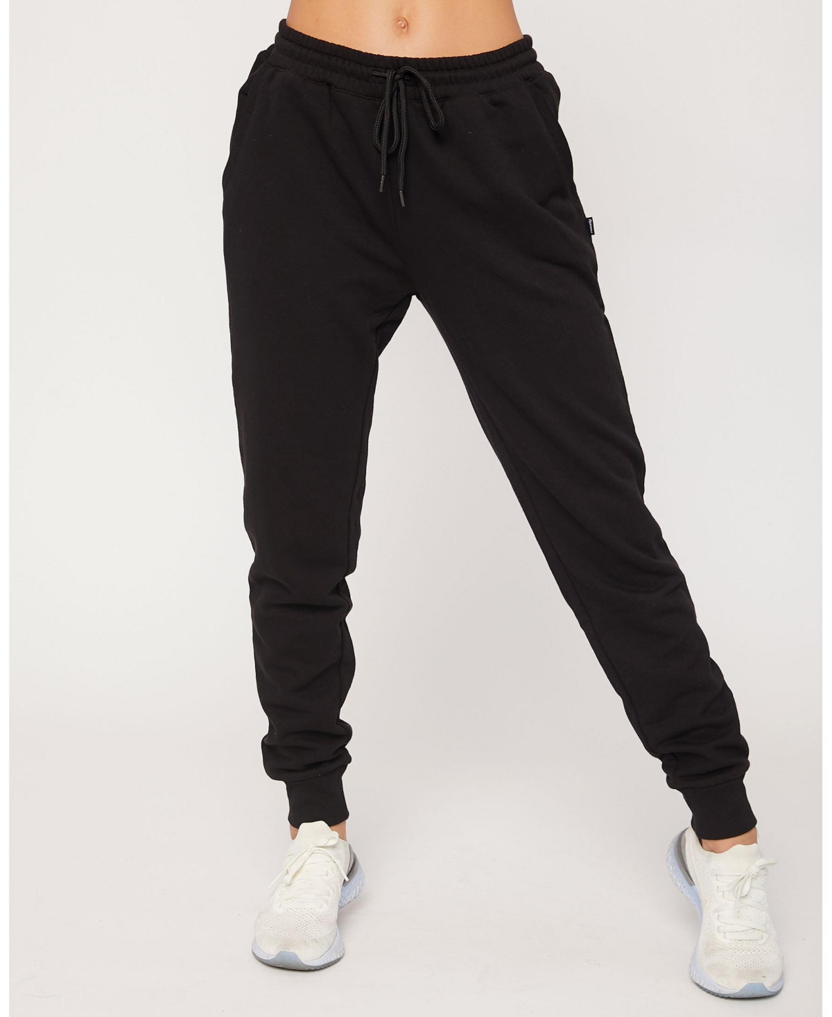 Weekend French Terry Joggers For Women - Black