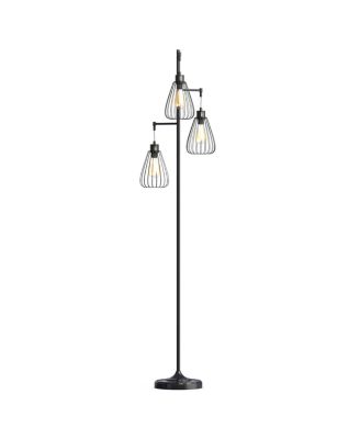 67 inch Industrial 3 - Light Floor Lamp Tree