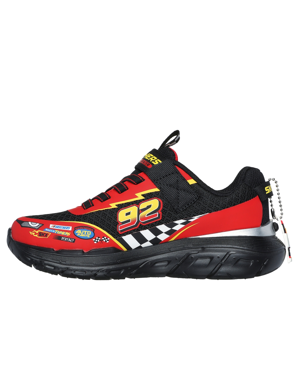 Skechers Little Boys Skech Tracks Fastening Strap Casual Sneakers from Finish Line - Red