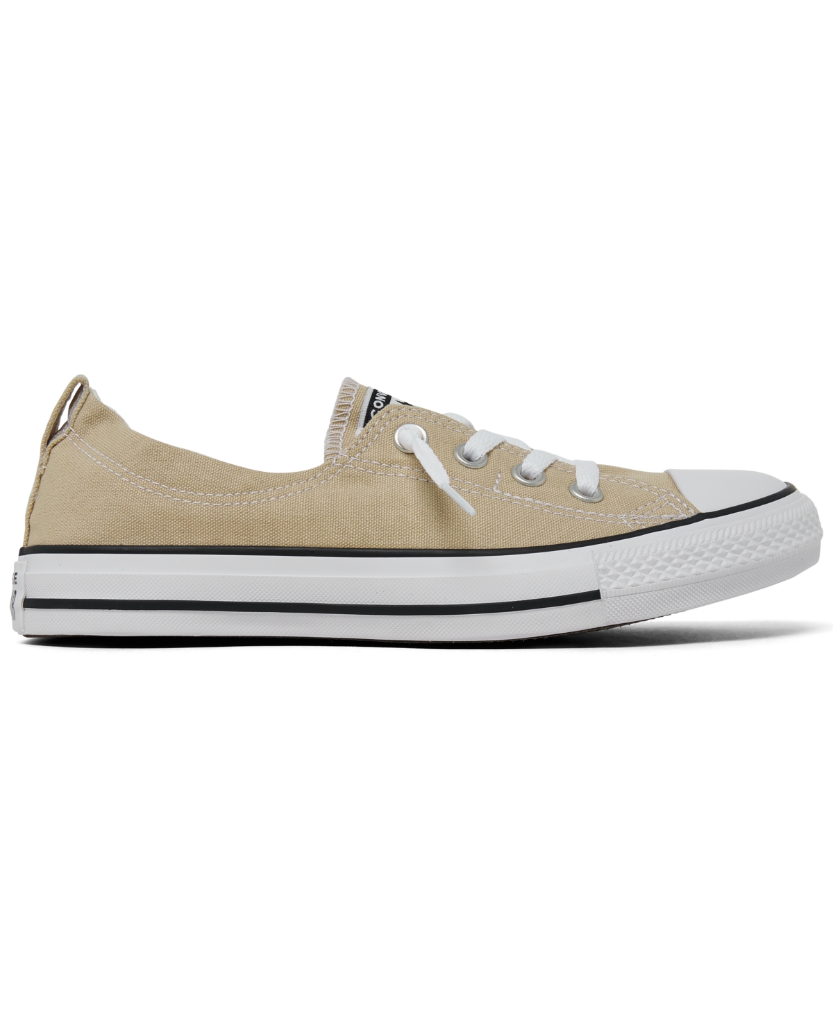 Shop Converse Women's Chuck Taylor All Star Shoreline Low Casual Sneakers From Finish Line In Nutty Granola,white,black