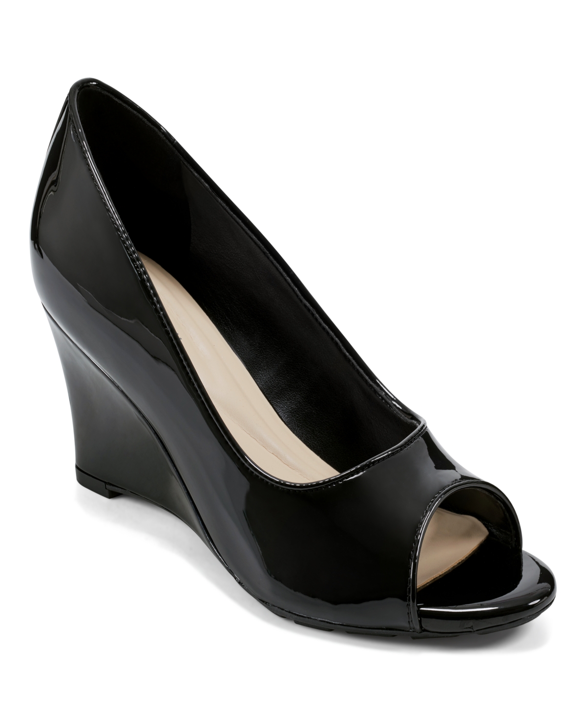 EASY SPIRIT WOMEN'S COLEEN OPEN-TOE SLIP-ON DRESS WEDGES 