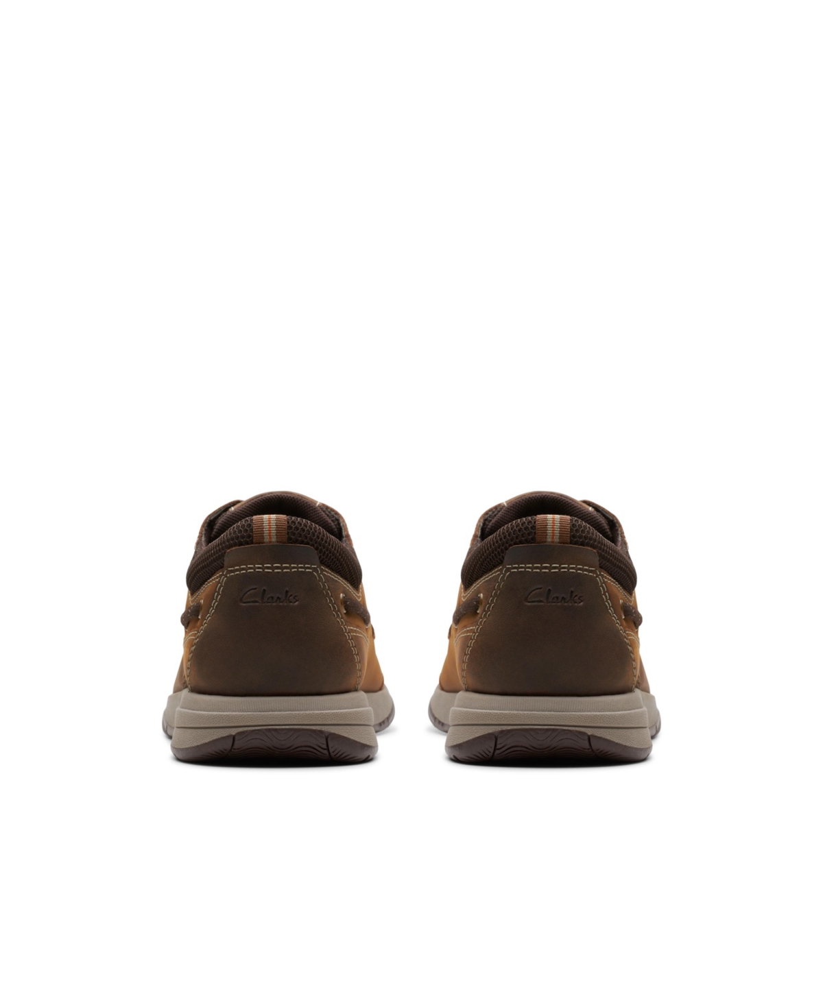 Clarks Men's Collection Sailview Lace Up Casual Shoes In Beeswax Leather