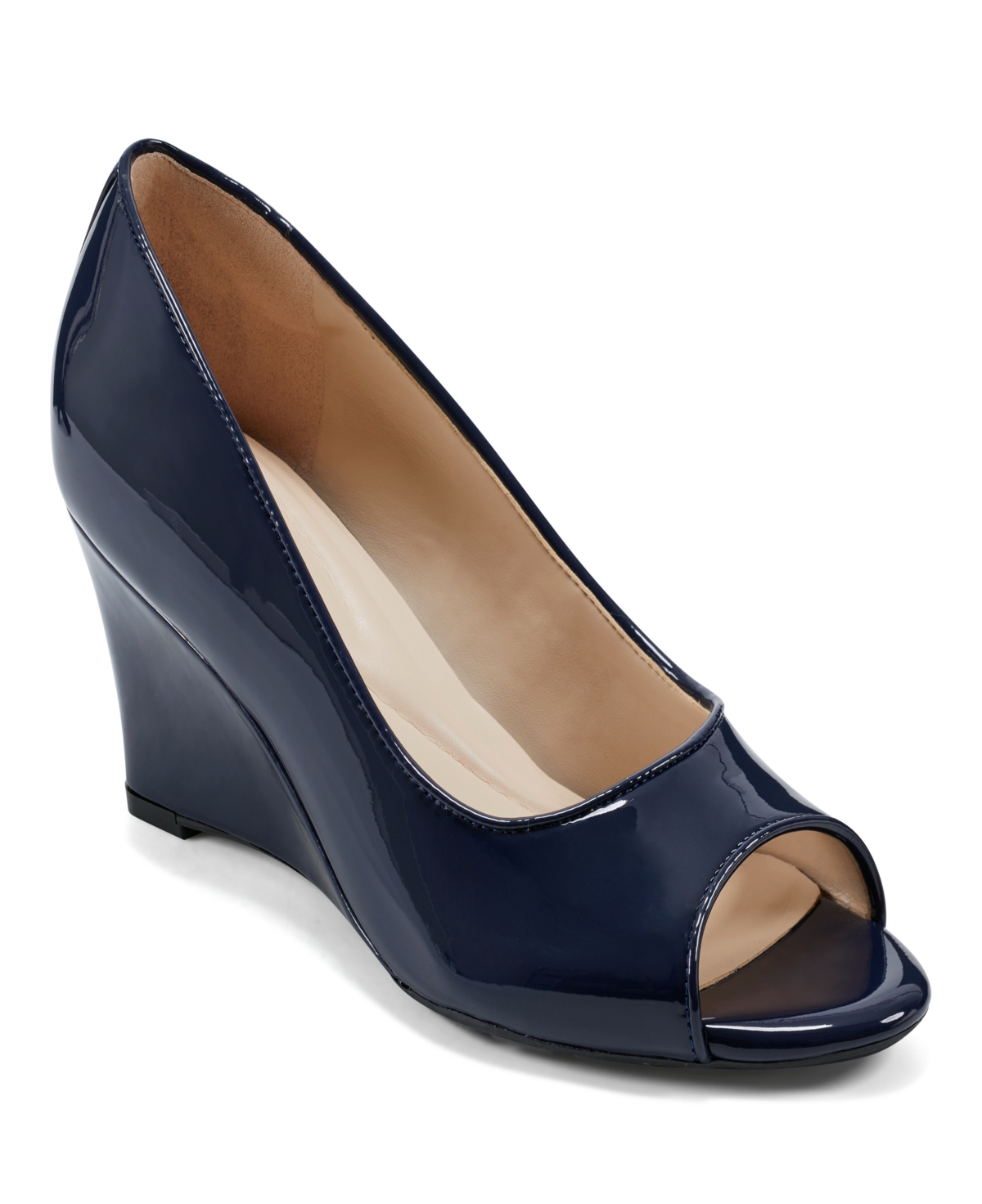 EASY SPIRIT WOMEN'S COLEEN OPEN-TOE SLIP-ON DRESS WEDGES 