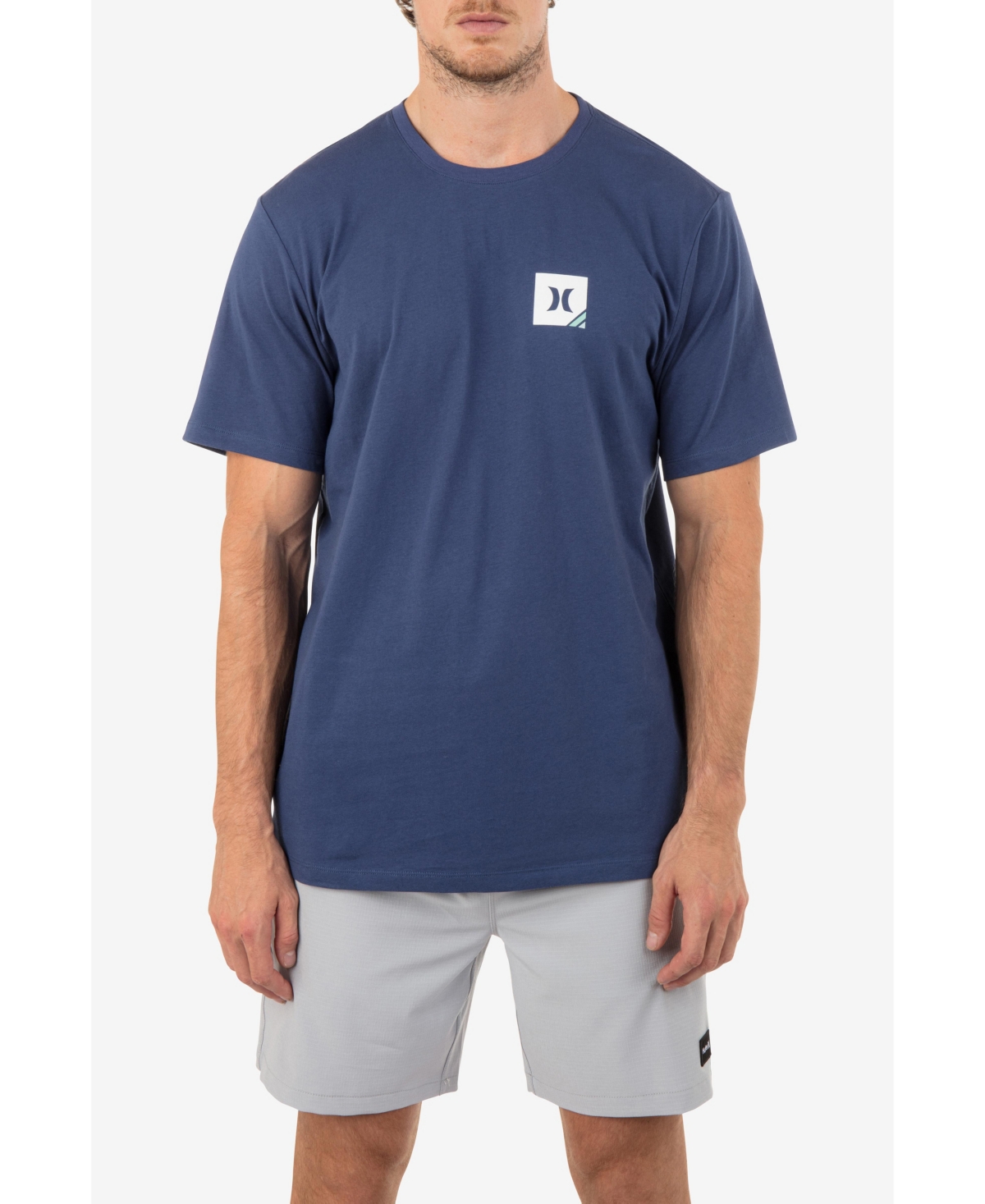 Shop Hurley Men's Everyday Corner Short Sleeve T-shirt In Submarine