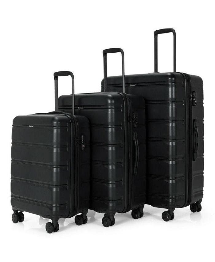 Slickblue 3 Piece Luggage Set with TSA Lock - Macy's