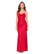 Red formal dresses macy's sales