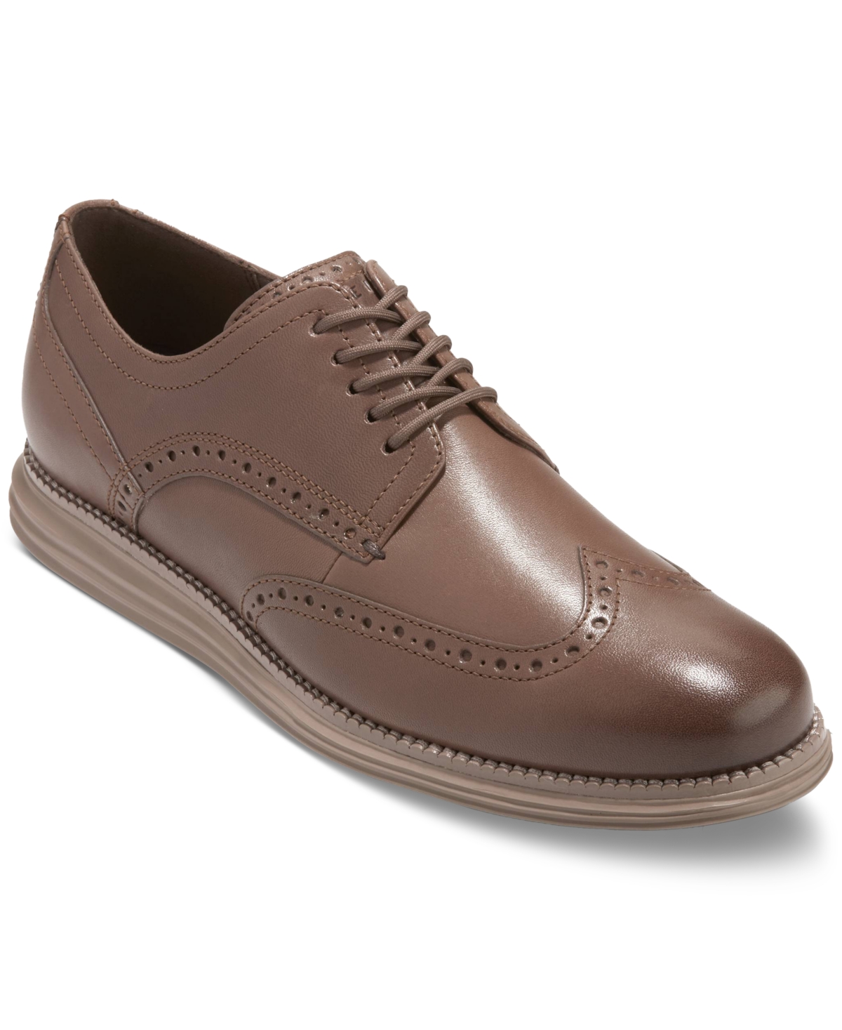 Cole Haan Men's riginalGrand Lace-Up Wingtip Oxford Shoes -irish Coffee