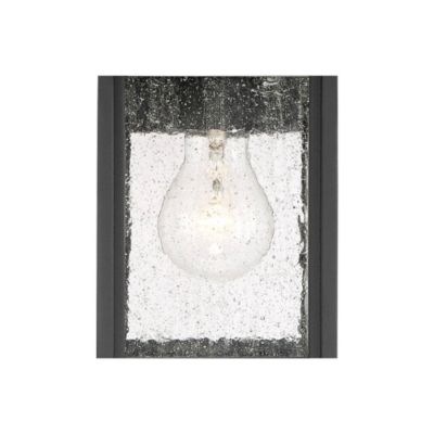 Motion Sensor Dusk to Dawn 11 1/2" Seedy Glass Moray Bay Mission Outdoor Wall Light