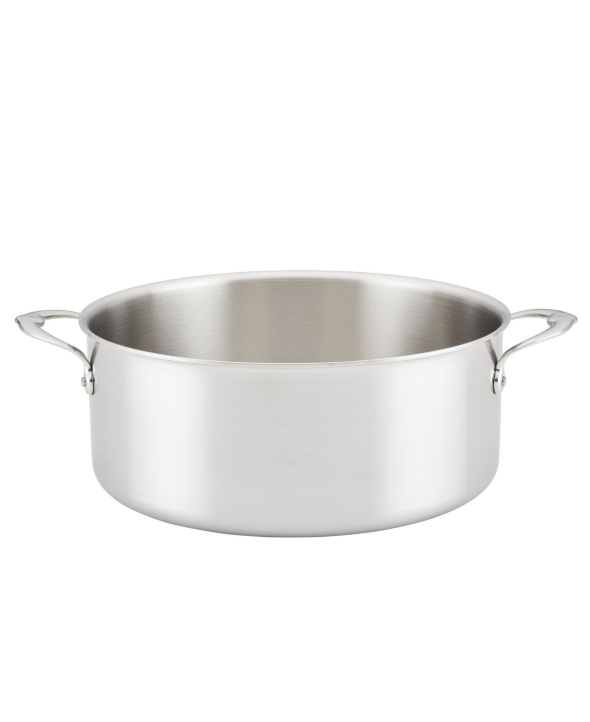 Shop Hestan Thomas Keller Insignia Commercial Clad Stainless Steel 9-quart Open Rondeau In No Color