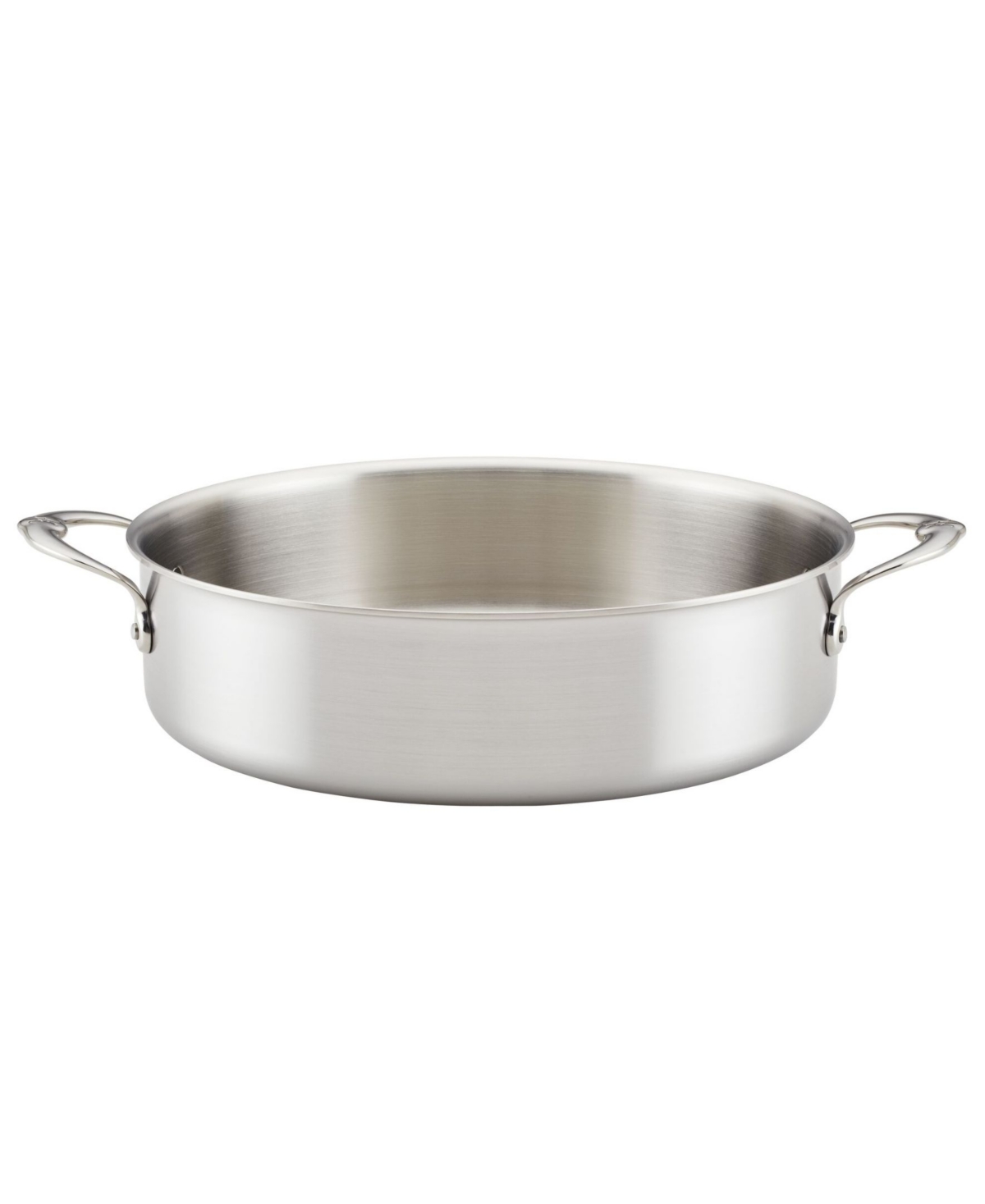Shop Hestan Thomas Keller Insignia Commercial Clad Stainless Steel 6-quart Open Rondeau In No Color