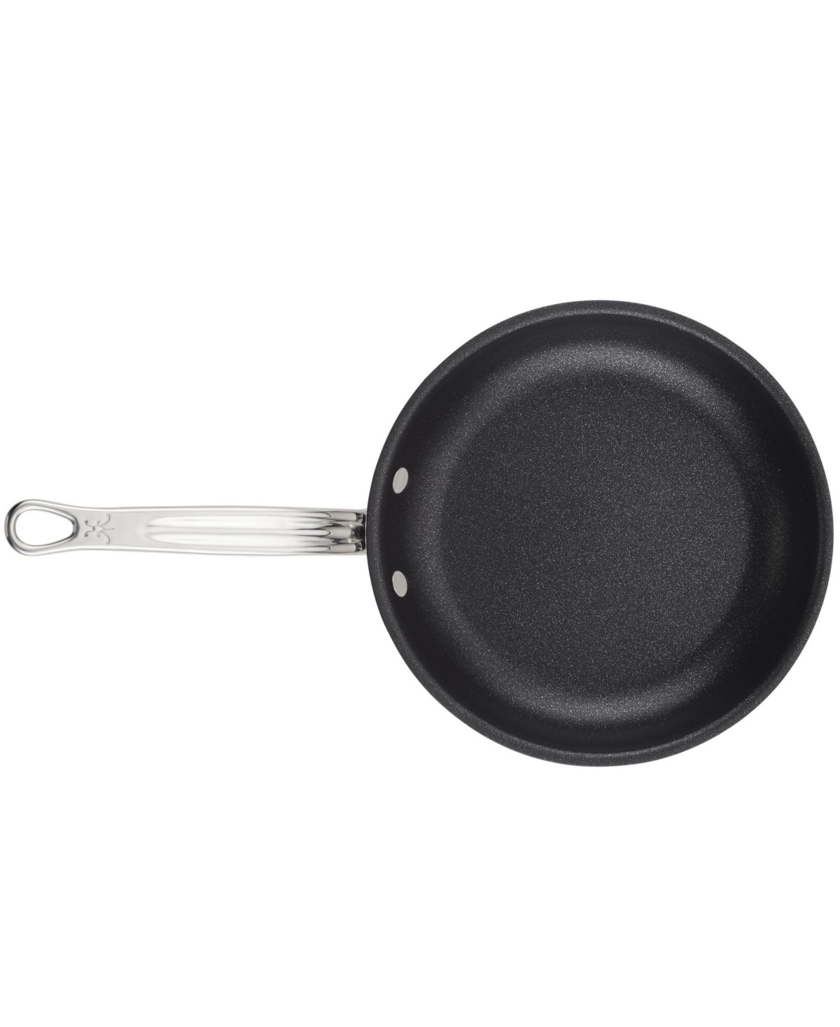 Shop Hestan Probond Clad Stainless Steel With Titum Nonstick 8.5" Open Skillet In Silver