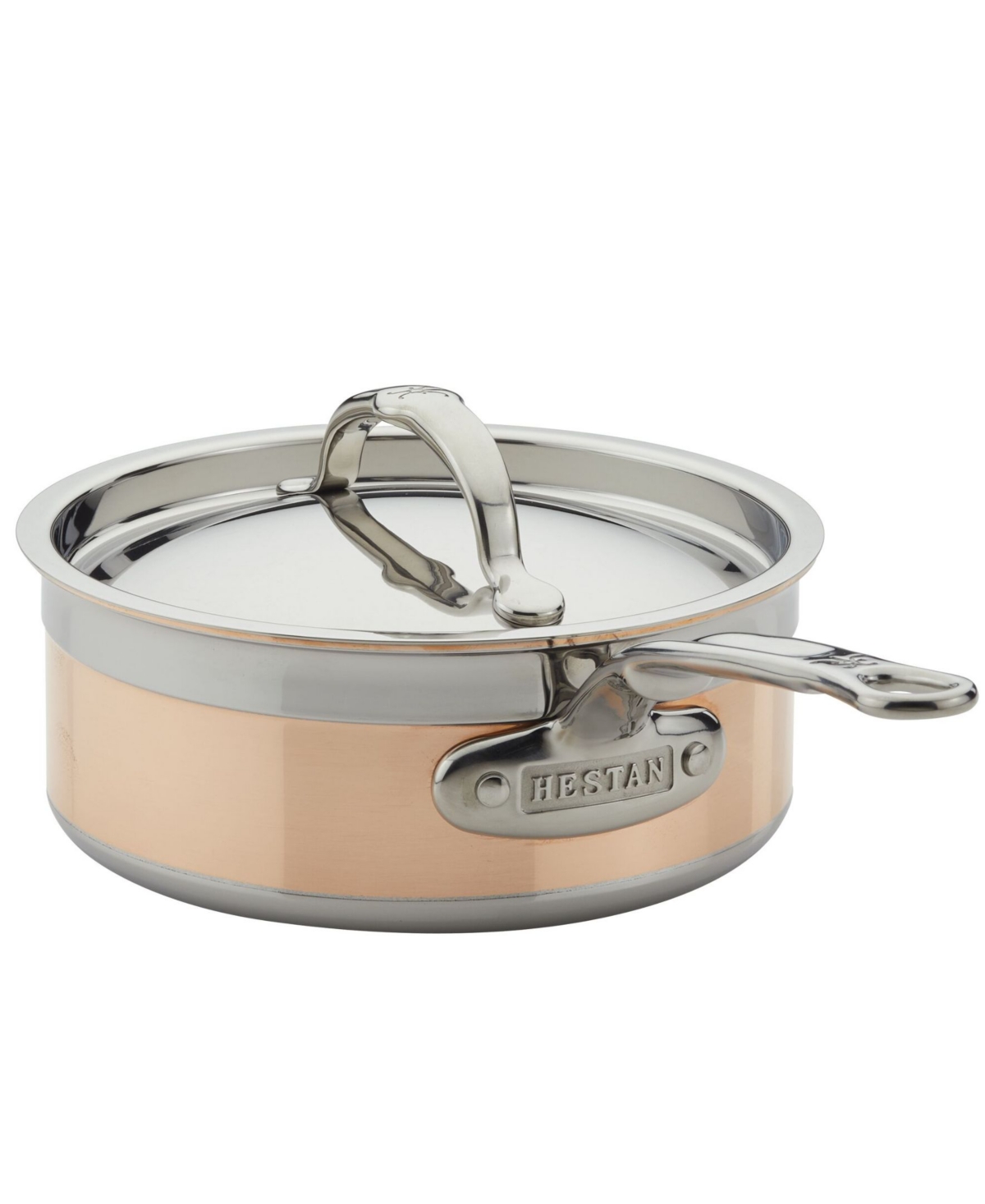 Hestan Copperbond Copper Induction 2-quart Covered Saucepan In Copper