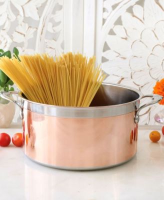 CopperBond Copper Induction 6-Quart Covered Stock Pot