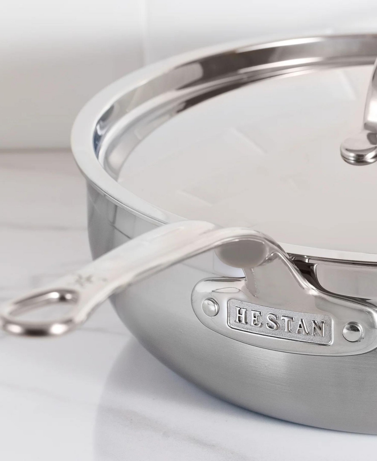 Shop Hestan Probond Clad Stainless Steel 3.5-quart Covered Essential Pan