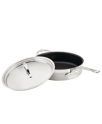 ProBond Clad TITUM&reg; Stainless Steel Nonstick 3-Quart Covered Saute Pan