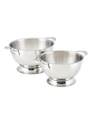 Hestan Provisions Stainless Steel 2-Piece Colander Set - Macy's