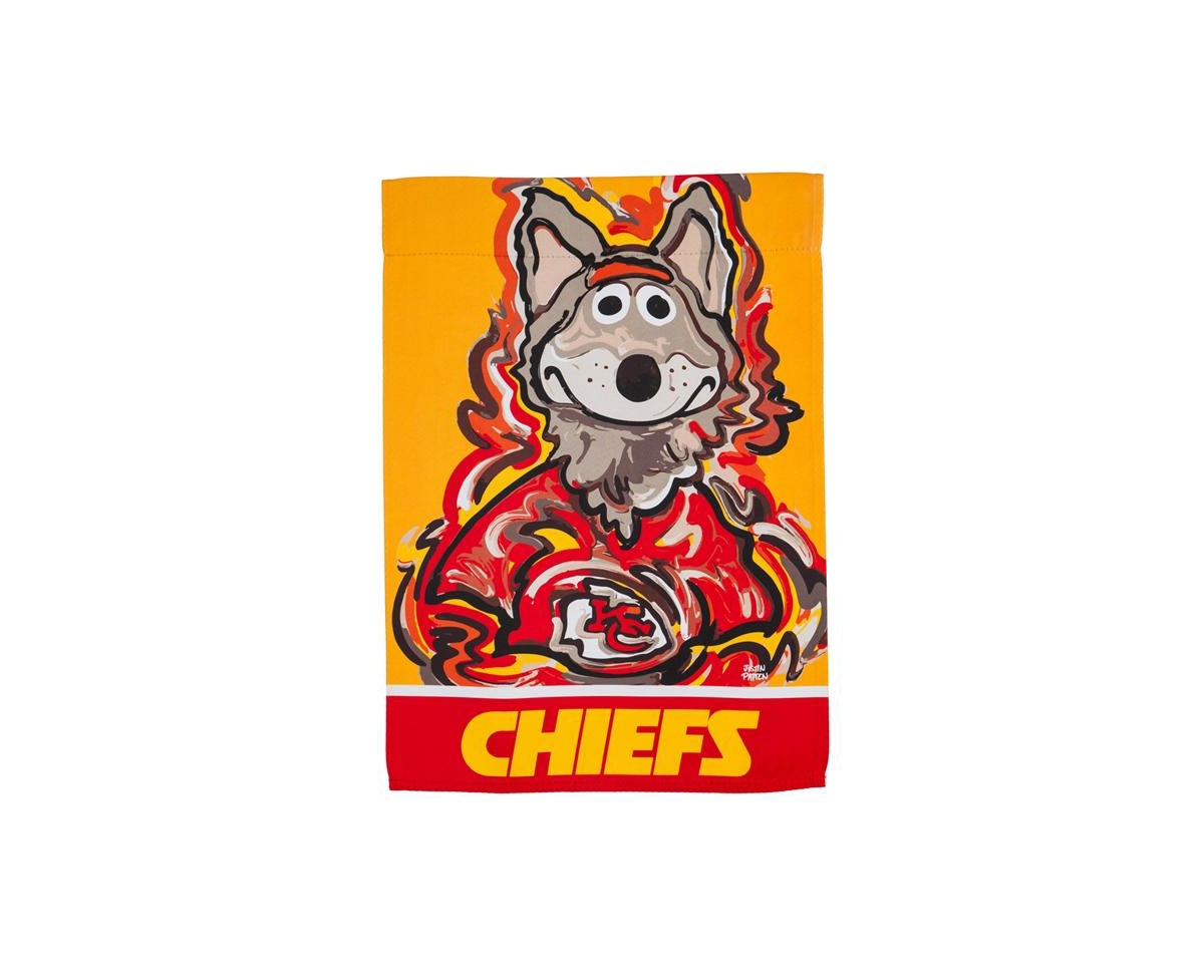 Kansas City Chiefs, Suede Justin Patten Flag - Multicolored