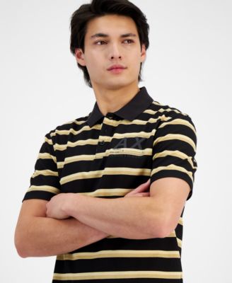 Men's Stripe Polo Shirt, Created for Macy's