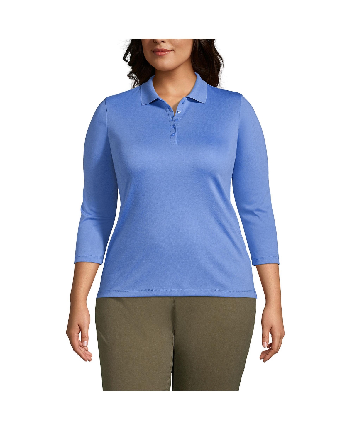 Lands end plus size polo cheap shirts