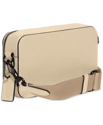 Leather Charter Slim Crossbody with Adjustable Web Strap