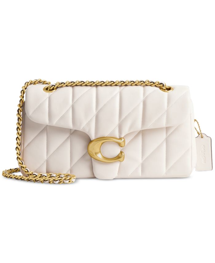 COACH Quilted Tabby Medium Leather Shoulder Bag 26
