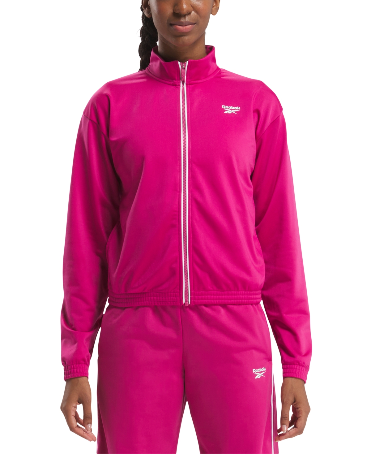 Macys track jacket women's clearance