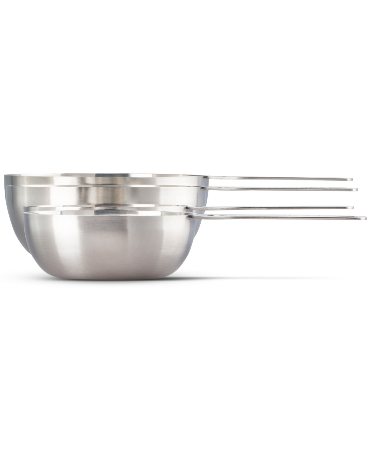 Le Creuset Stainless Steel Batch Measuring Cups, Set Of 4 In Stainless Steel