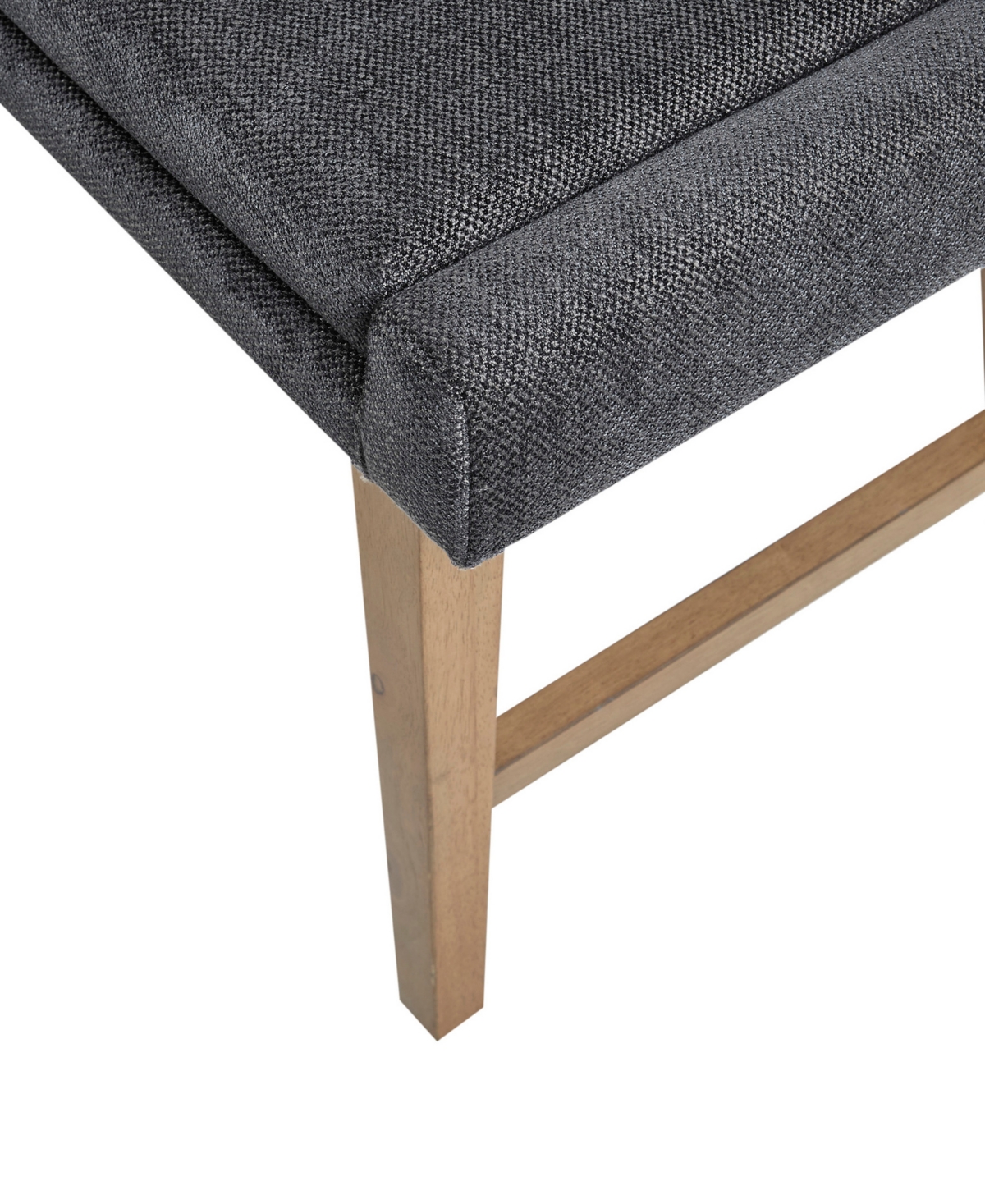 Ink+ivy April 56" Fabric Upholstered Accent Bench In Grey Multi