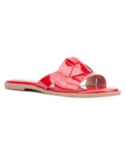 Red hotsell sandals macys