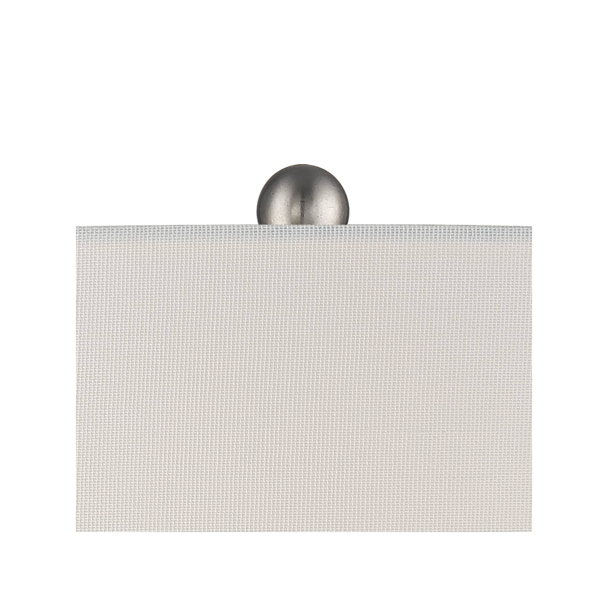 Patrick Modern Coastal Table Lamp 26 1/4" High Whitewash Gray Geometric Ceramic Drum Fabric Shade Decor for Bedroom Living Room House Home Bedside Nig