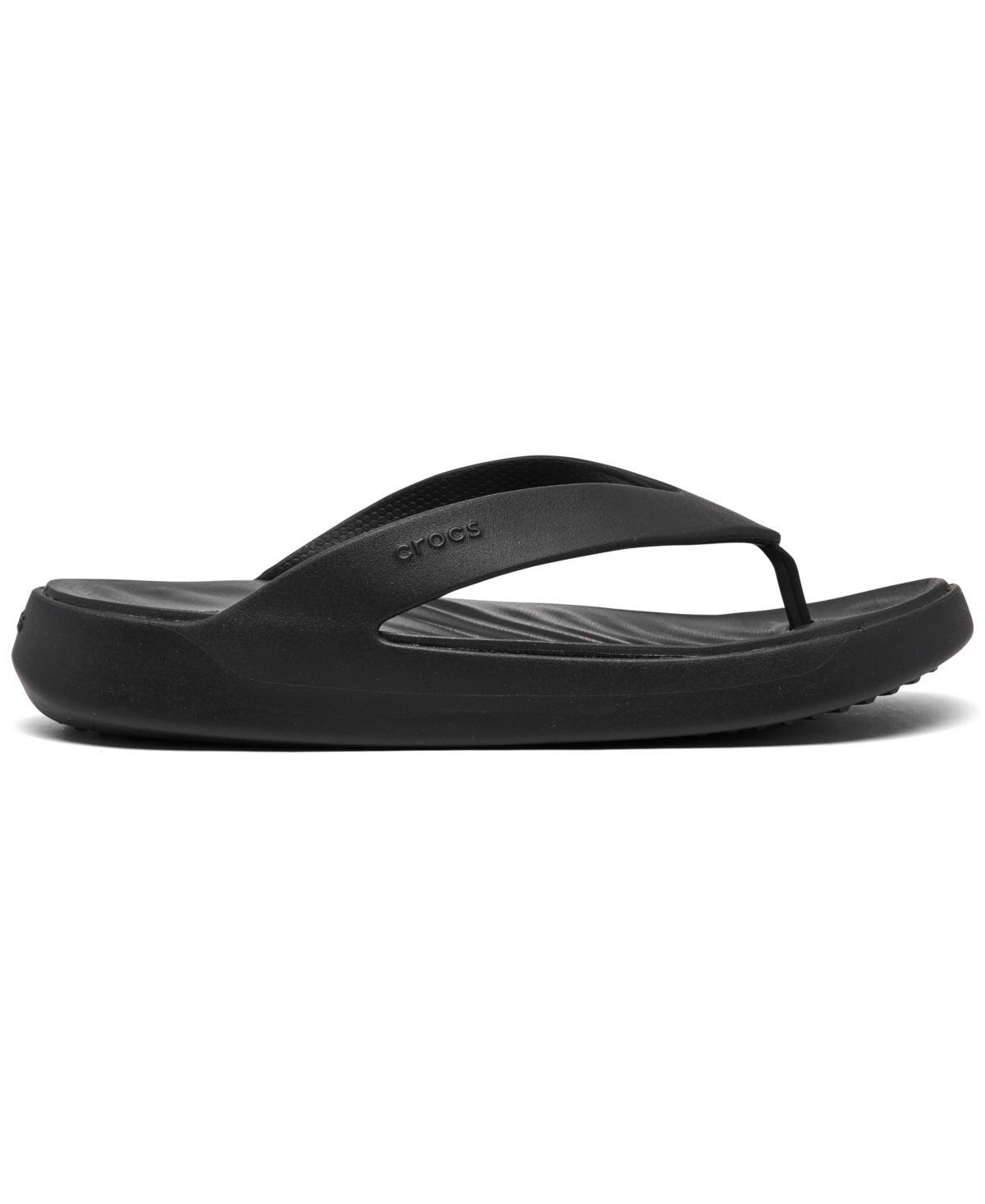 Shop Crocs Women's Getaway Low Casual Flip-flop Sandals From Finish Line In Black