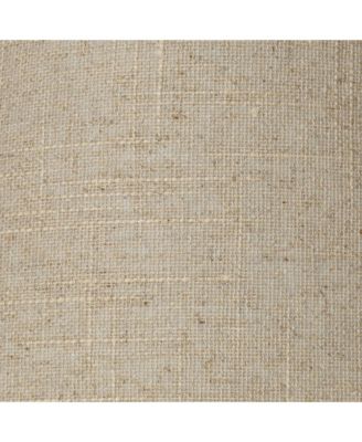 Set of 2 Empire Lamp Shades Fine Burlap Medium 6.5" Top x 15" Bottom x 10.75" Slant Spider Replacement Harp and Finial