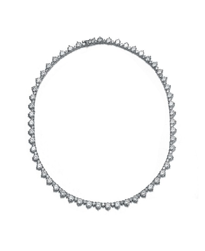 Sterling Silver Tiara Ring With Clear CZ Crystal – Sizes J To U, Princess Style, New With Tags
