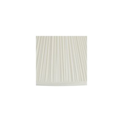 Beige Mushroom Pleated Medium Empire Lamp Shade 7" Top x 16" Bottom x 12" Slant x 11.25" High (Spider) Replacement with Harp and Finial