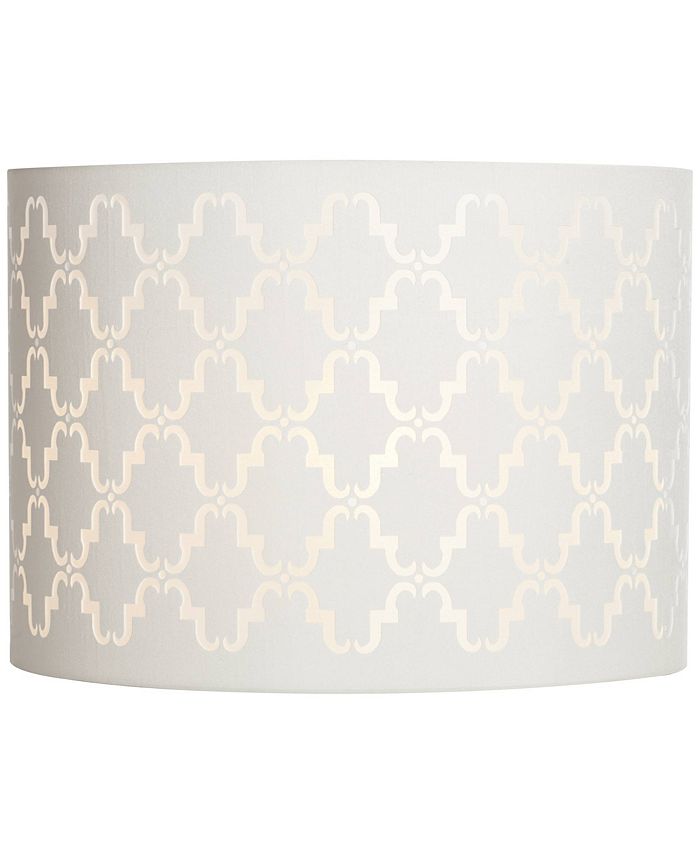 Springcrest Quatrefoil Laser Cut Pattern Medium Lamp Shade 14
