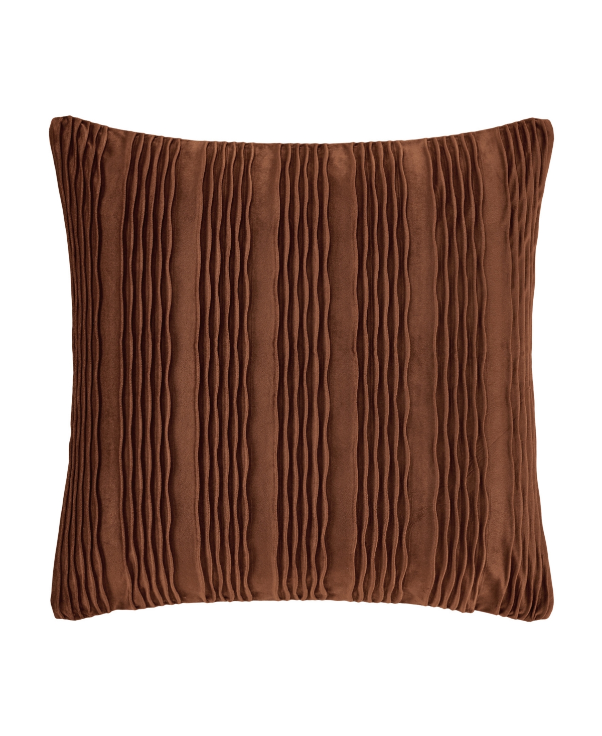 Shop J Queen New York Townsend Wave Square Decorative Pillow Cover, 20" X 20" In Terracotta