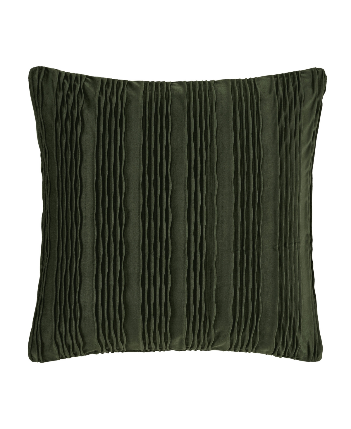 Shop J Queen New York Townsend Wave Square Decorative Pillow Cover, 20" X 20" In Forest