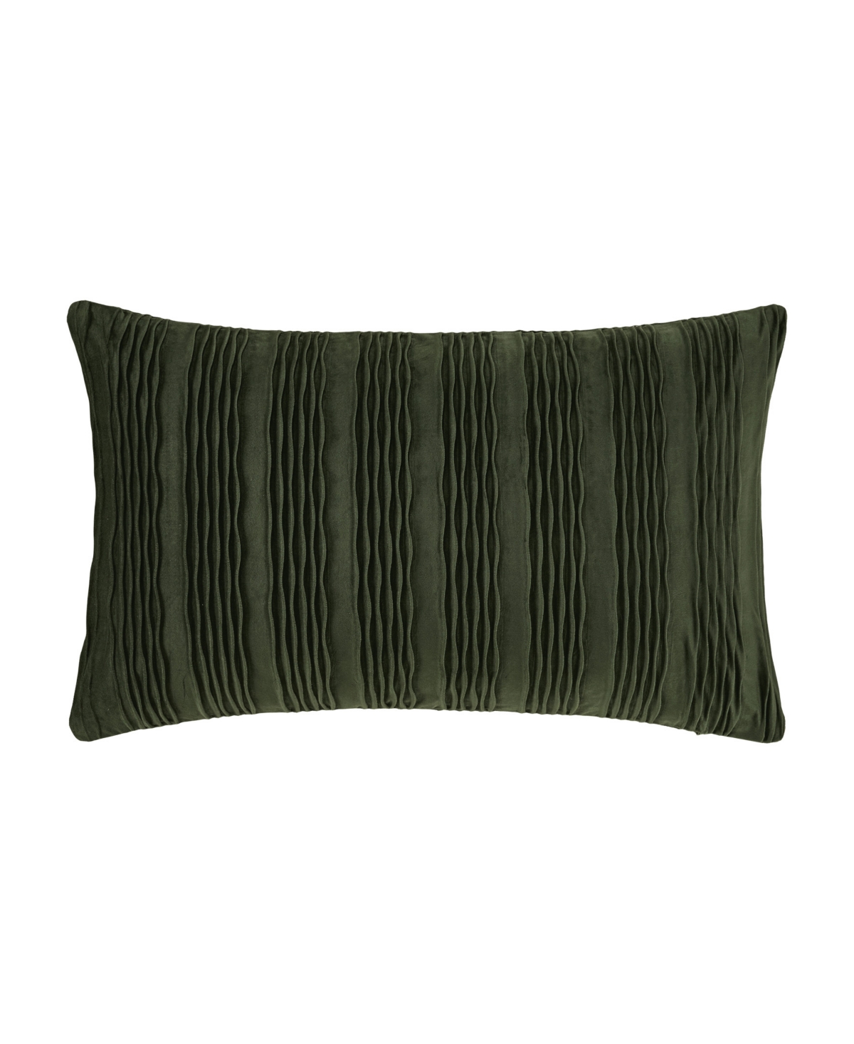 Shop J Queen New York Townsend Wave Lumbar Decorative Pillow Cover, 14" X 40" In Forest