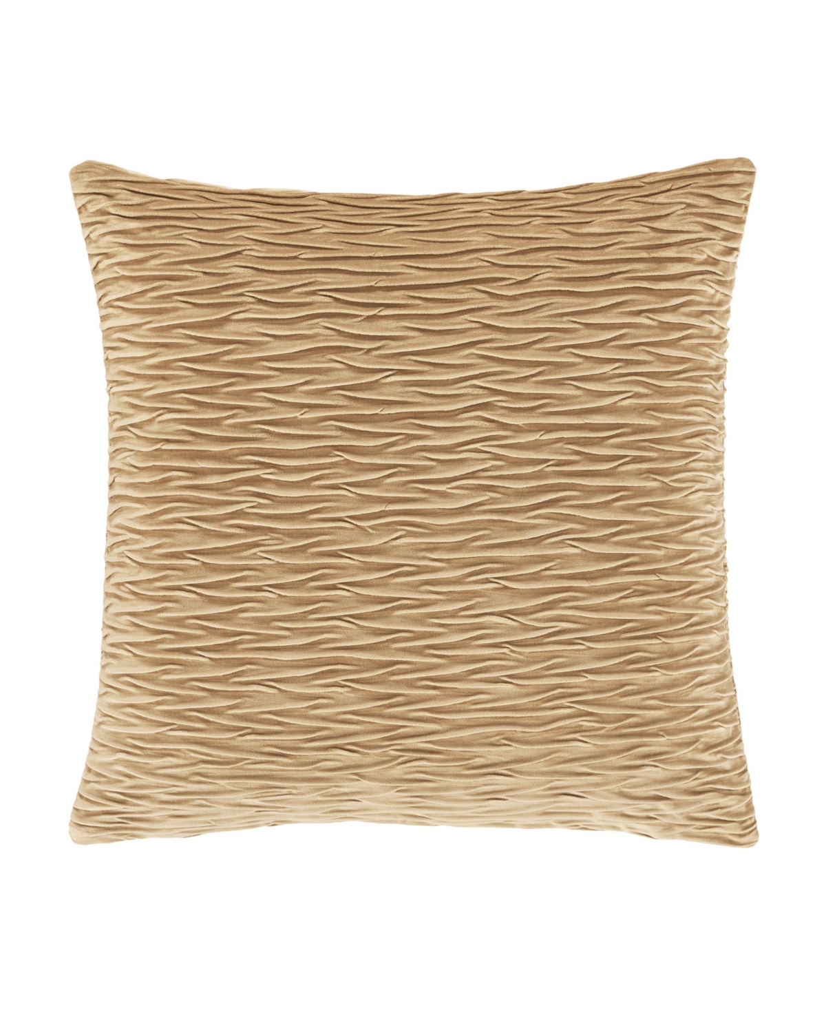 Shop J Queen New York Townsend Ripple Square Decorative Pillow Cover, 20" X 20" In Gold