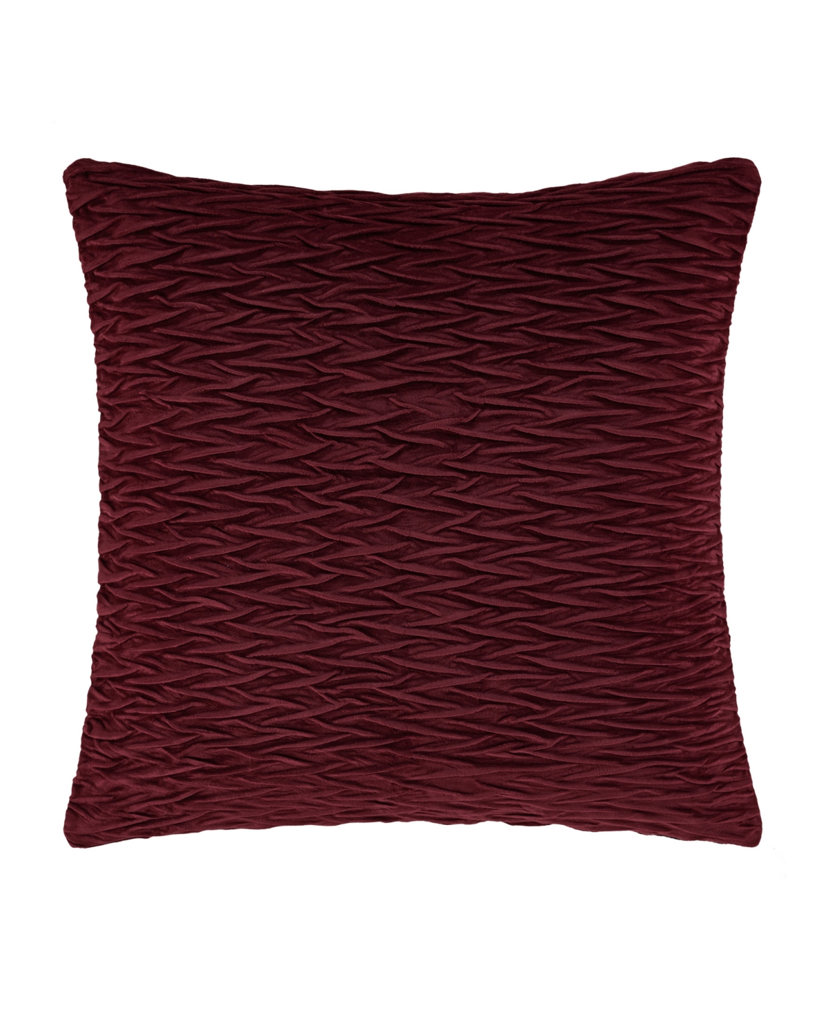 Shop J Queen New York Townsend Ripple Square Decorative Pillow Cover, 20" X 20" In Red