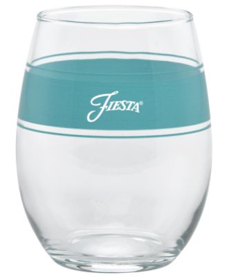 Tropical Frame 15 Ounce Stemless Wine Glass, Set of 4