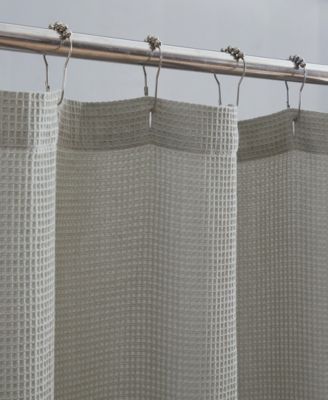 Kenneth Cole Reaction Waffle Shower Curtain, 72" X 70"